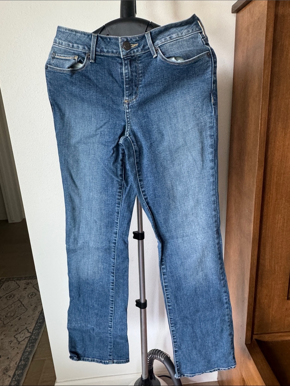 Eddie Bauer Women's Blue Boot Cut Jeans